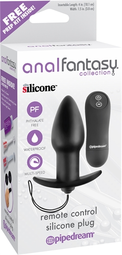 Anal Fantasy Collection Remote Control Silicone Plug