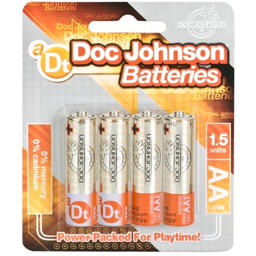 Doc Johnson Batteries - AA - 4 Pack