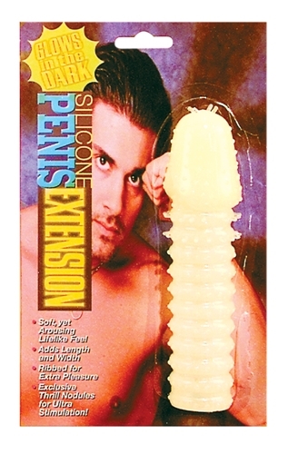 Glow-in-the-Dark Silicone Penis Extension