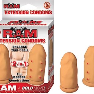 Ram Extension Condoms - Flesh