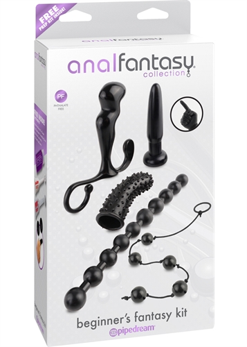 Anal Fantasy Collection Beginners Fantasy Kit - Black