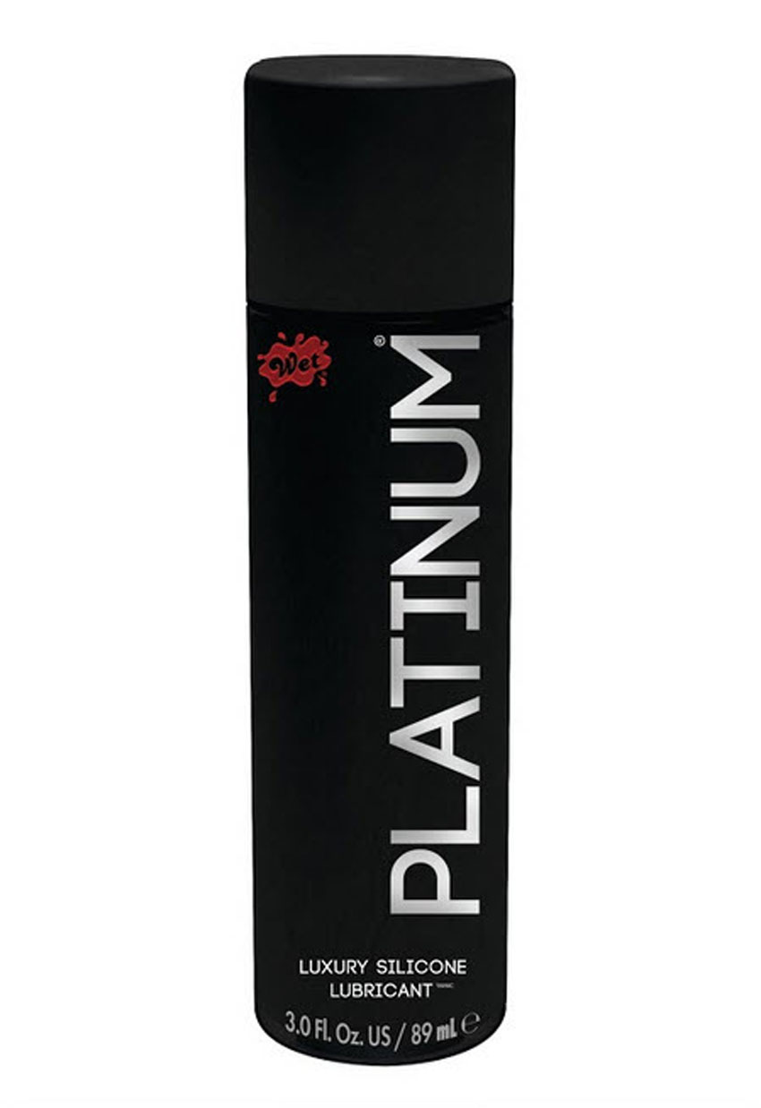 Wet Platinum Luxury Silicone Lubricant - 3 Fl. Oz.