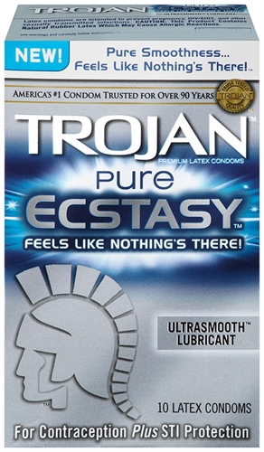 Trojan Pure Ecstasy Ultrasmooth - 10 Pack