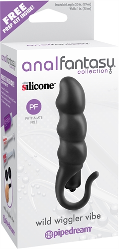 Anal Fantasy Collection Wild Wiggler Vibe - Black