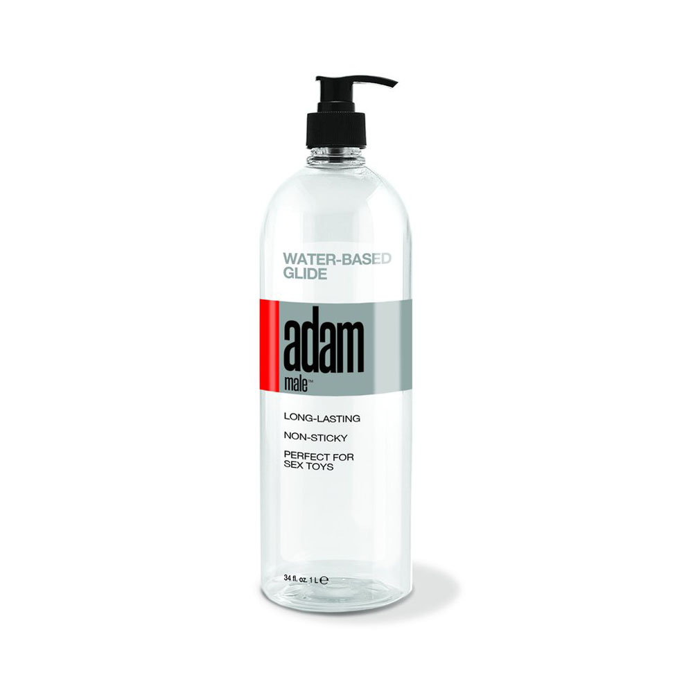 Adammale Water-Based Glide - 34 Fl. Oz./ 1005 ml