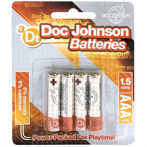 Doc Johnson Batteries - AAA - 4 Pack