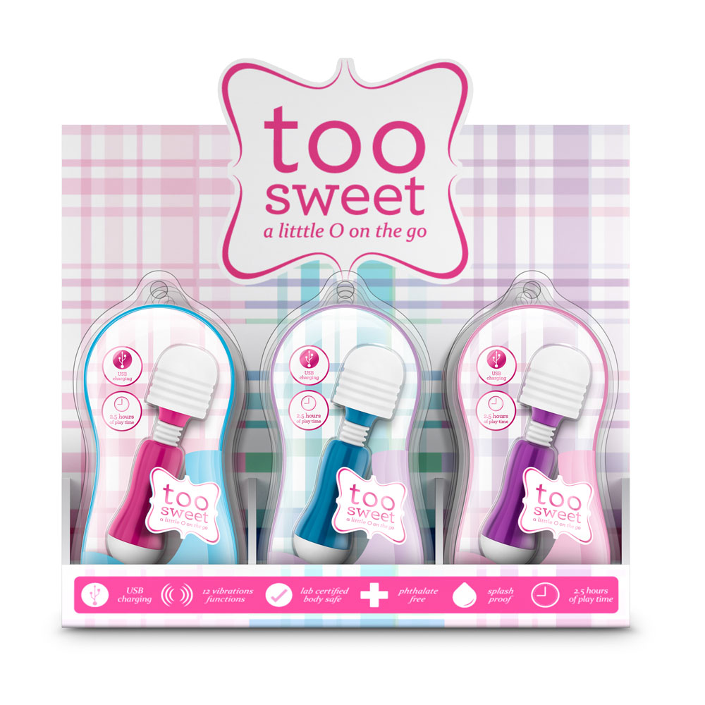 Vive - Too Sweet Pdq/pos Display of 12 Pieces  Assorted