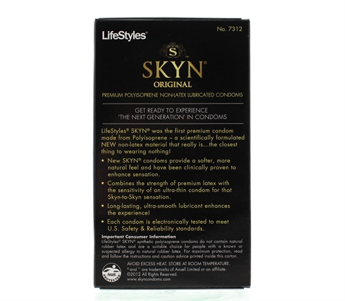 Lifestyles Skyn Lubricated Condoms - 12 Pack