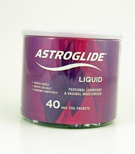 Astroglide Liquid 4ml - 40 Piece Jar