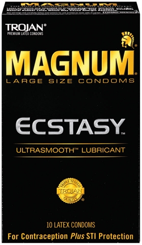 Trojan Magnum Ecstasy Ultrasmooth - 10 Pack