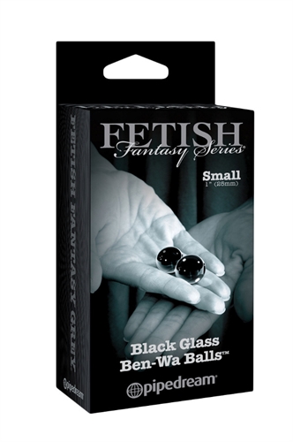 Fetish Fantasy Series Limited Edition Glass Ben-Wa Balls - Black
