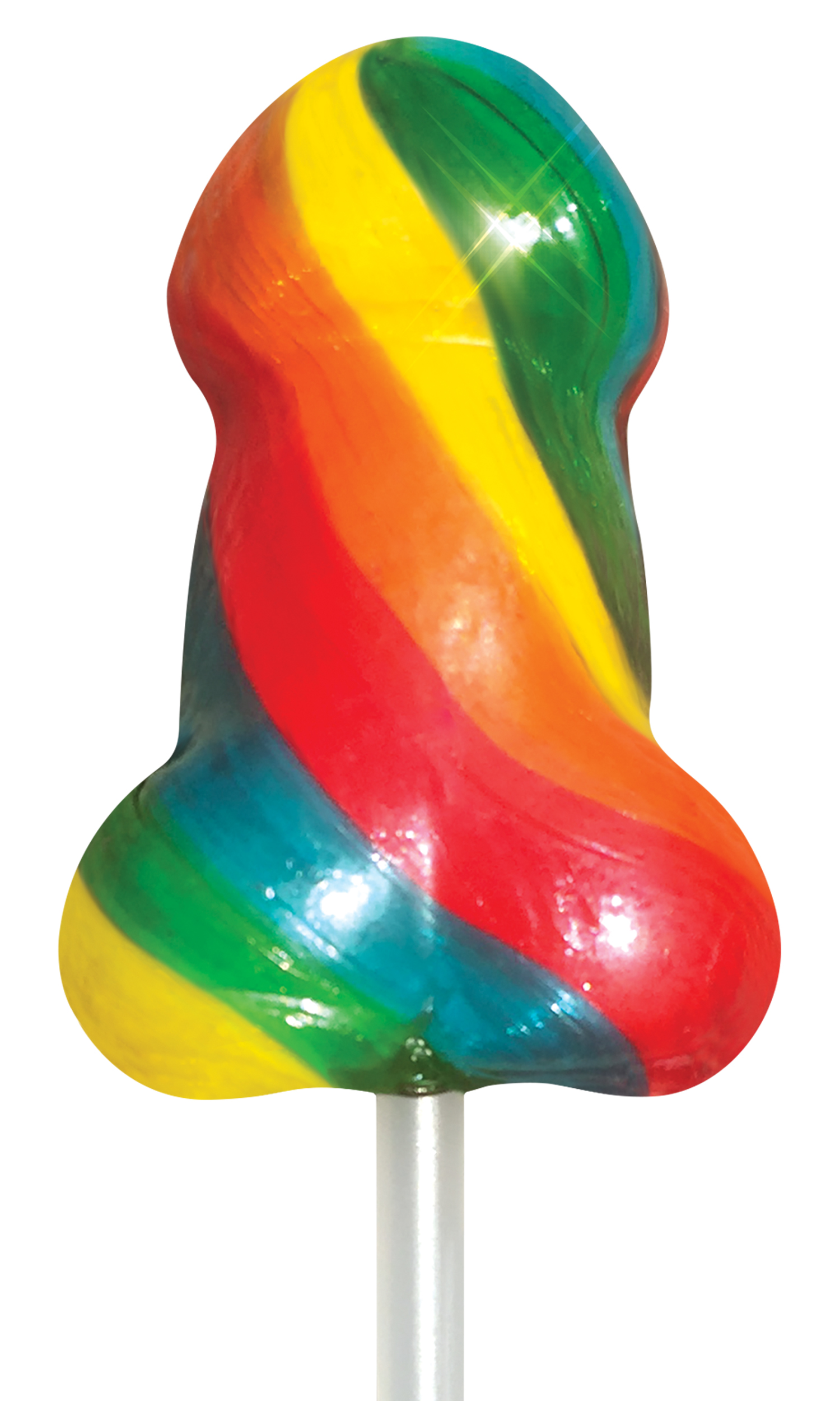 Rainbow Pecker Pops - 6 Pecker Pops