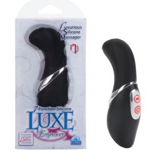 7-Function Silicone Luxe Empower Massager - Black