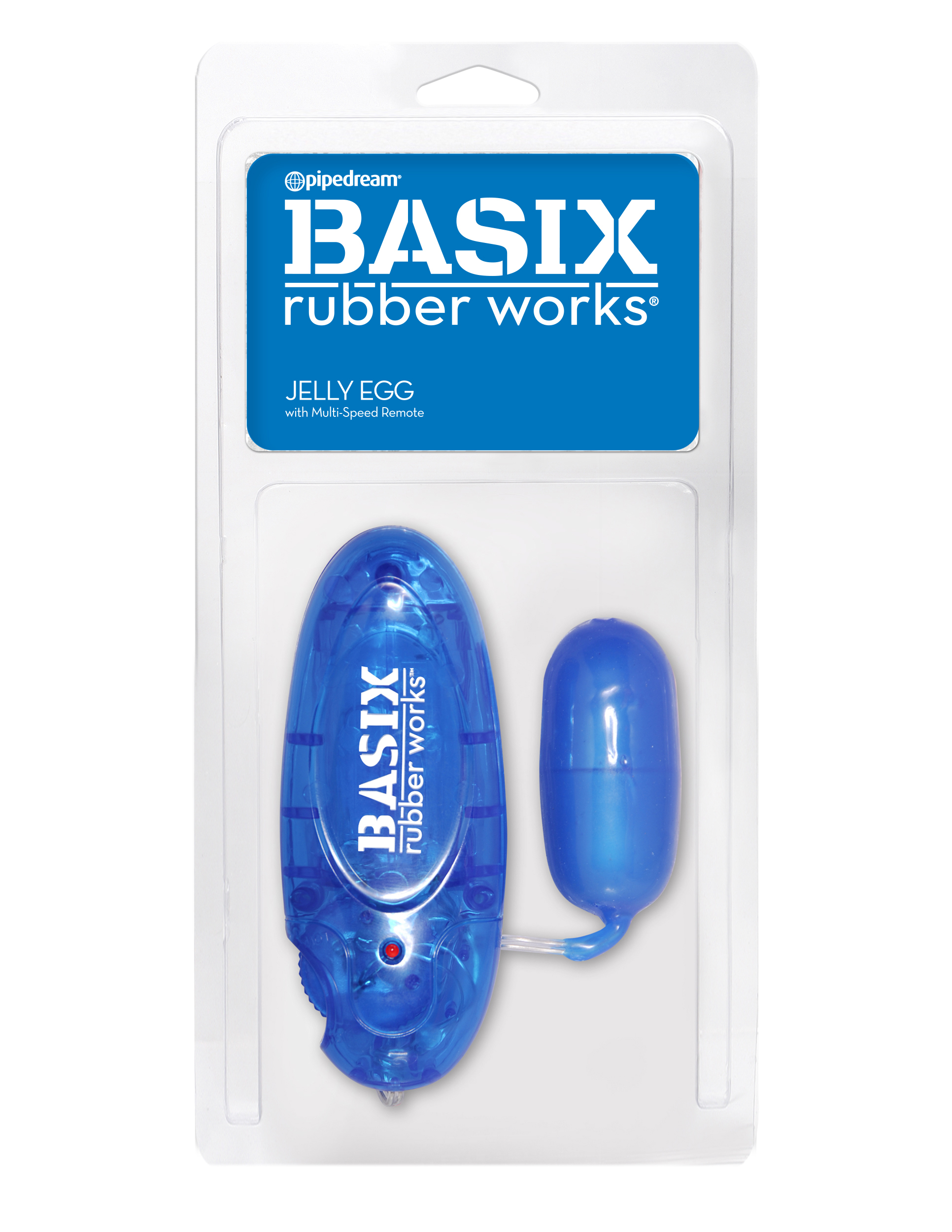 Basix Rubber Works Jelly Egg - Blue