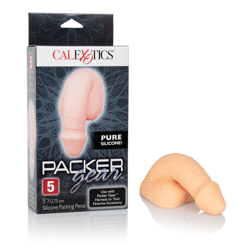 Packer Gear 5" Silicone Packing Penis - Ivory