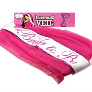 Bride-to-Be Veil - Pink