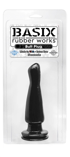 Basix 5 Inch Butt Plug - Black