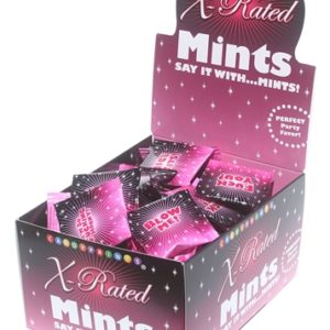 X-Rated Mints - 100 Piece p.o.p Display - 3.1g Bags