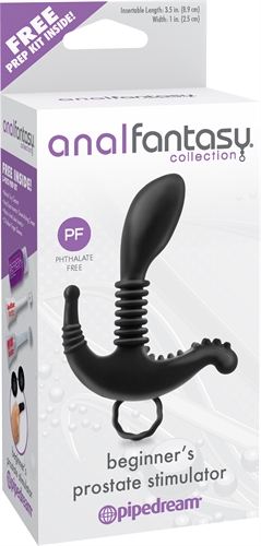 Anal Fantasy Collection Beginners Prostate Stimulator - Black