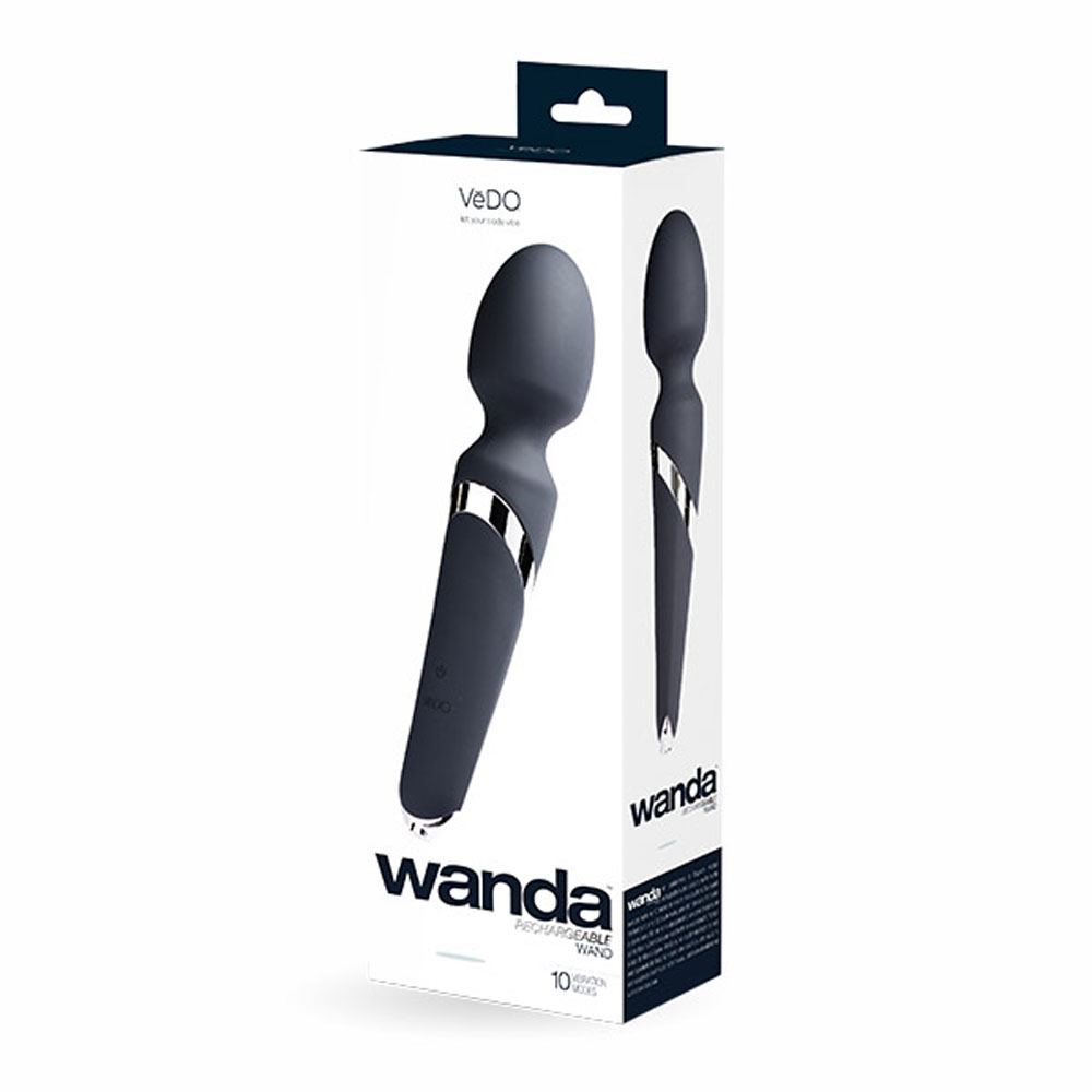 Wanda Rechargeable Wand - Just Black