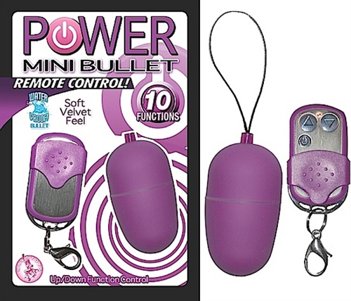 Power Mini Bullet Remote Control - Purple
