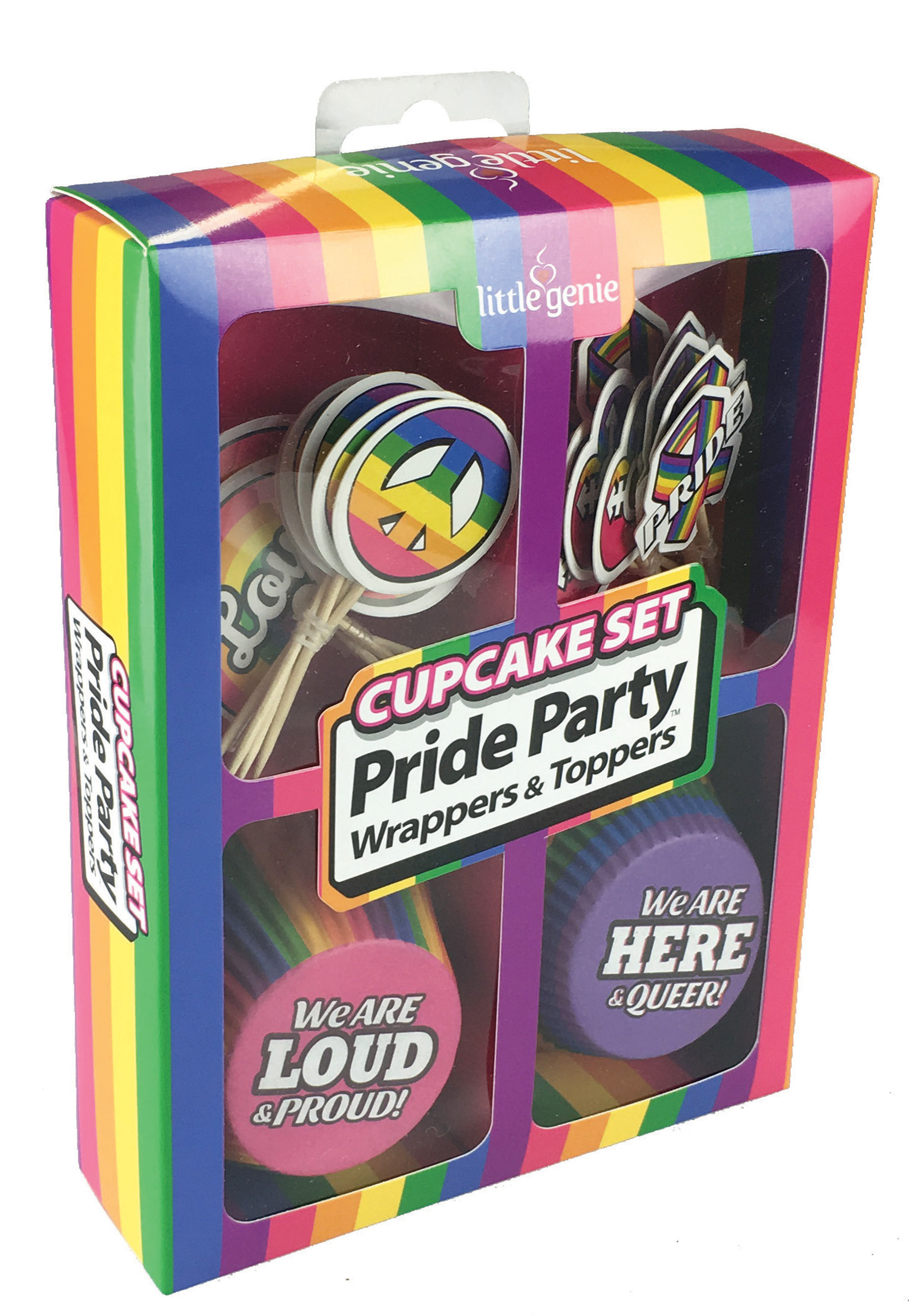 Cupcake Set - Pride Party Wrappers & Toppers