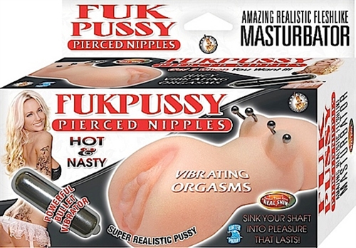 Fukpussy Pierced Nipples - Flesh