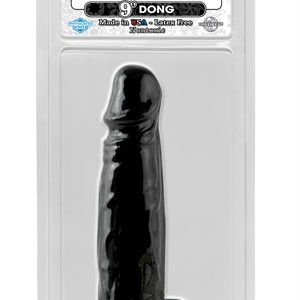 Basix Rubber Works - 9 Inch Dong - Black