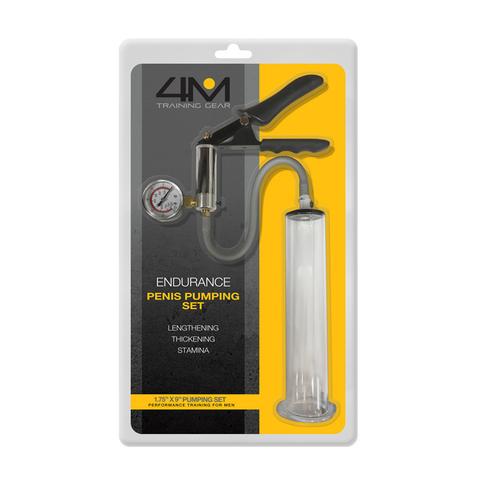 4m Endurance Penis Pumping Set - 1.75" X 9"