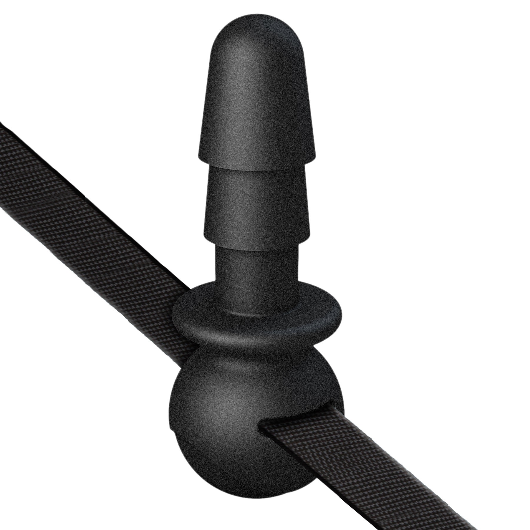 Vac-U-Lock Silicone Ball Gag With Plug