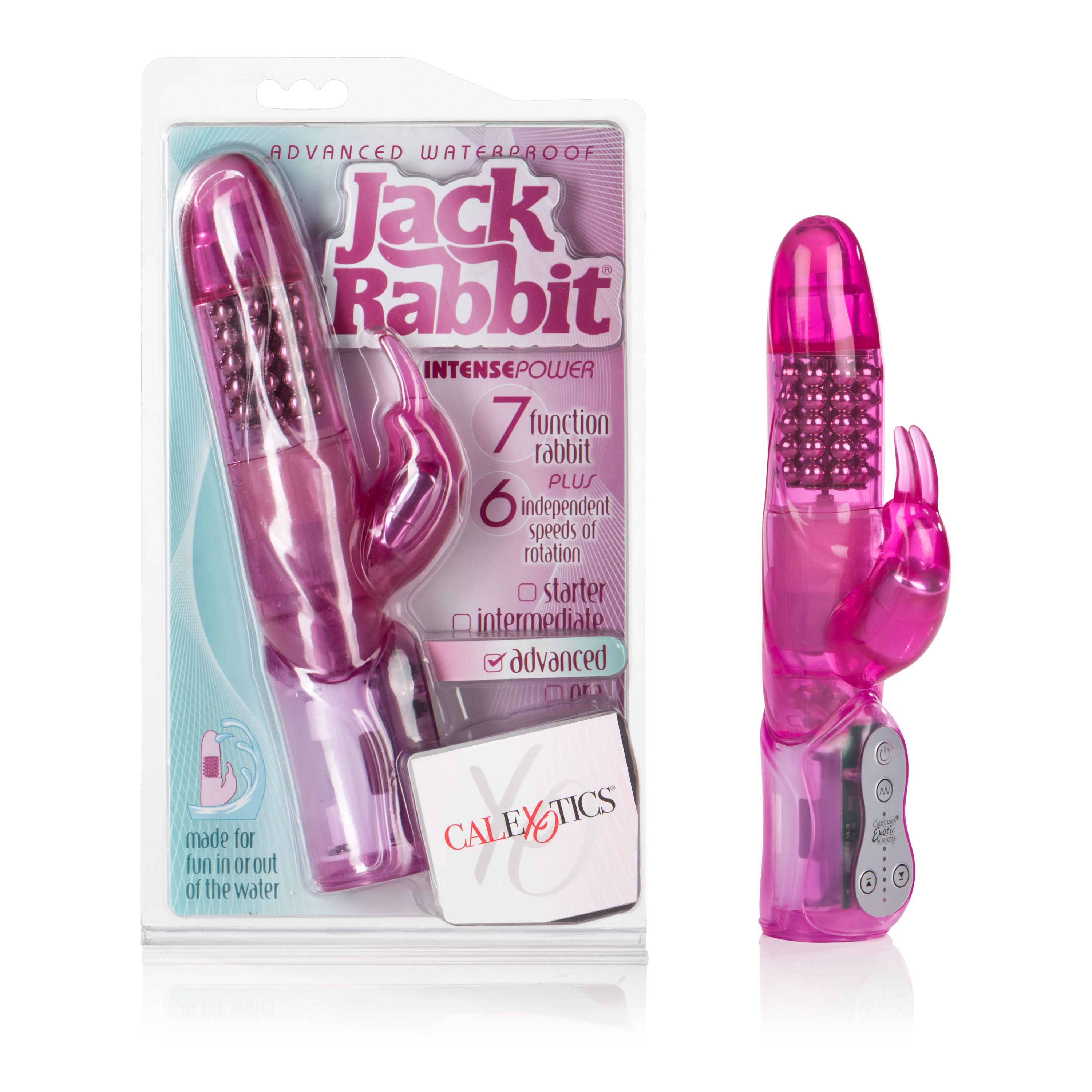 Advanced Waterproof Jack Rabbit 5 Rows of Beads - Pink