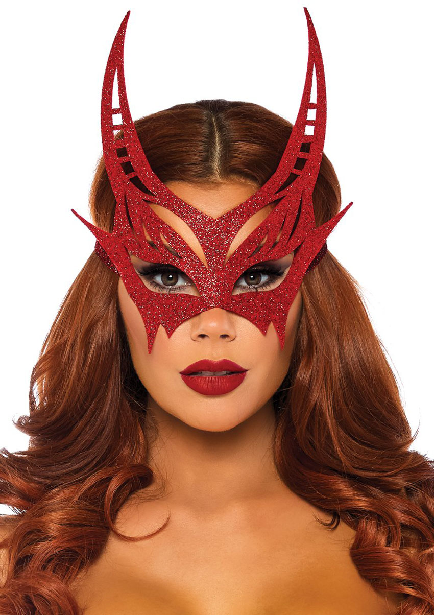 Glitter Devil Mask