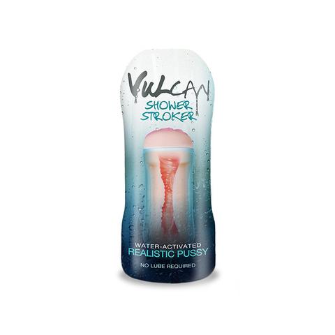 Cyberskin H2O Vulcan Shower Stroker - Realistic  Pussy