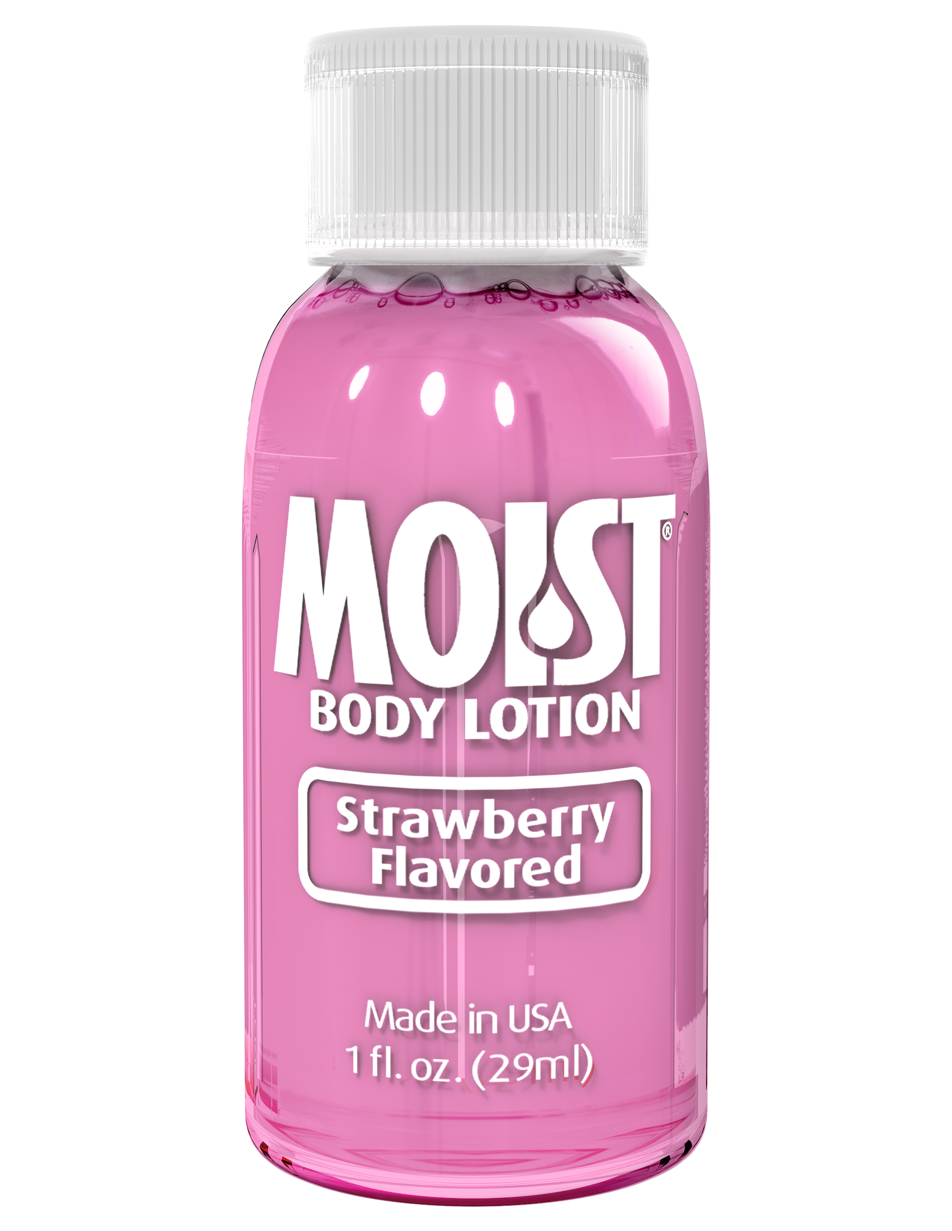 Moist Flavored - Strawberry - 1 Fl. Oz.