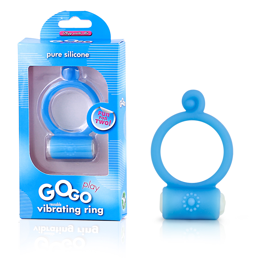 Gogo Play - Reusable Vibrating Ring - Blue