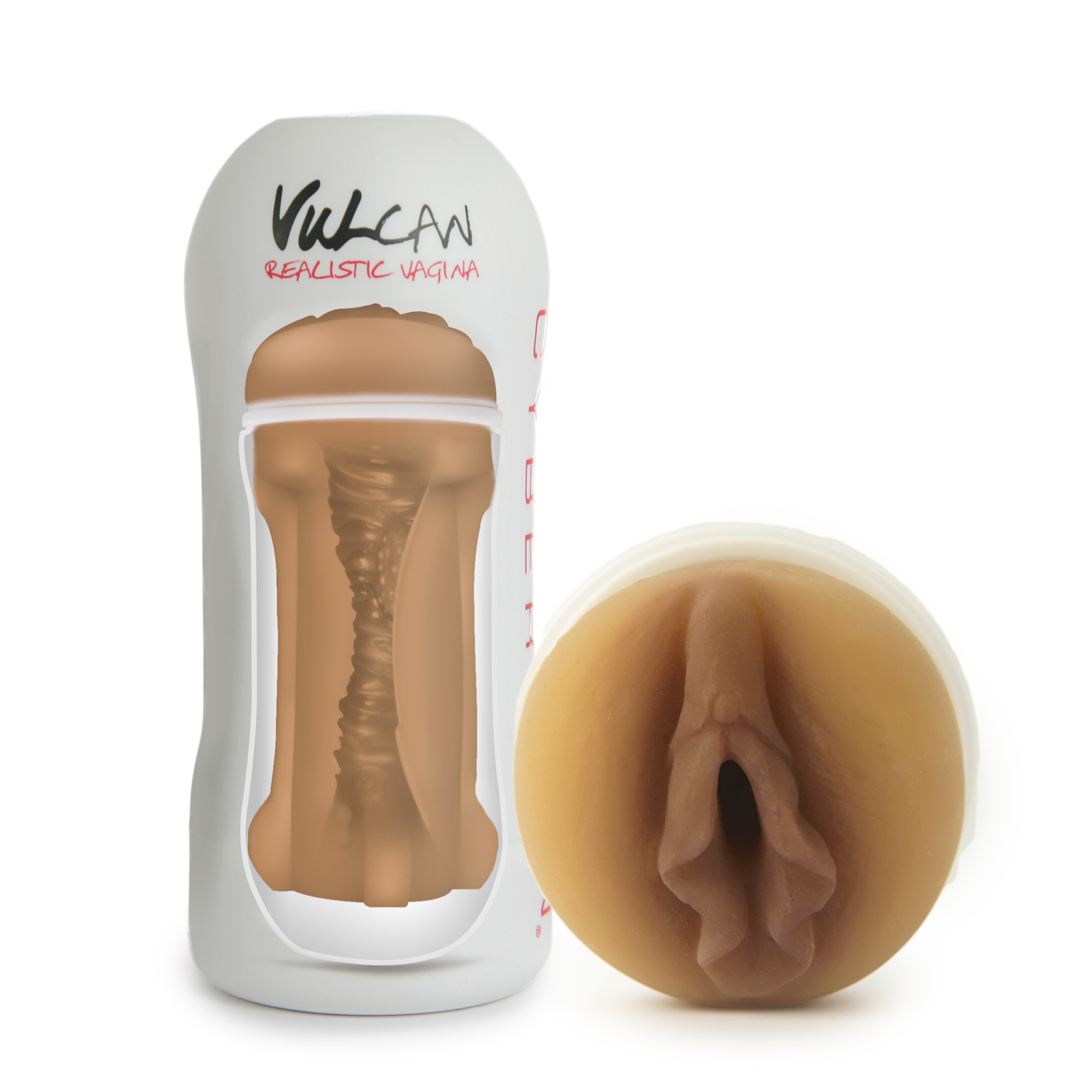 Vulcan Cyberskin - Realistic Vagina - Mocha