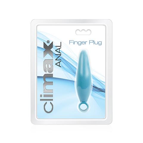 Climax Anal Finger Plug - Deep Blue