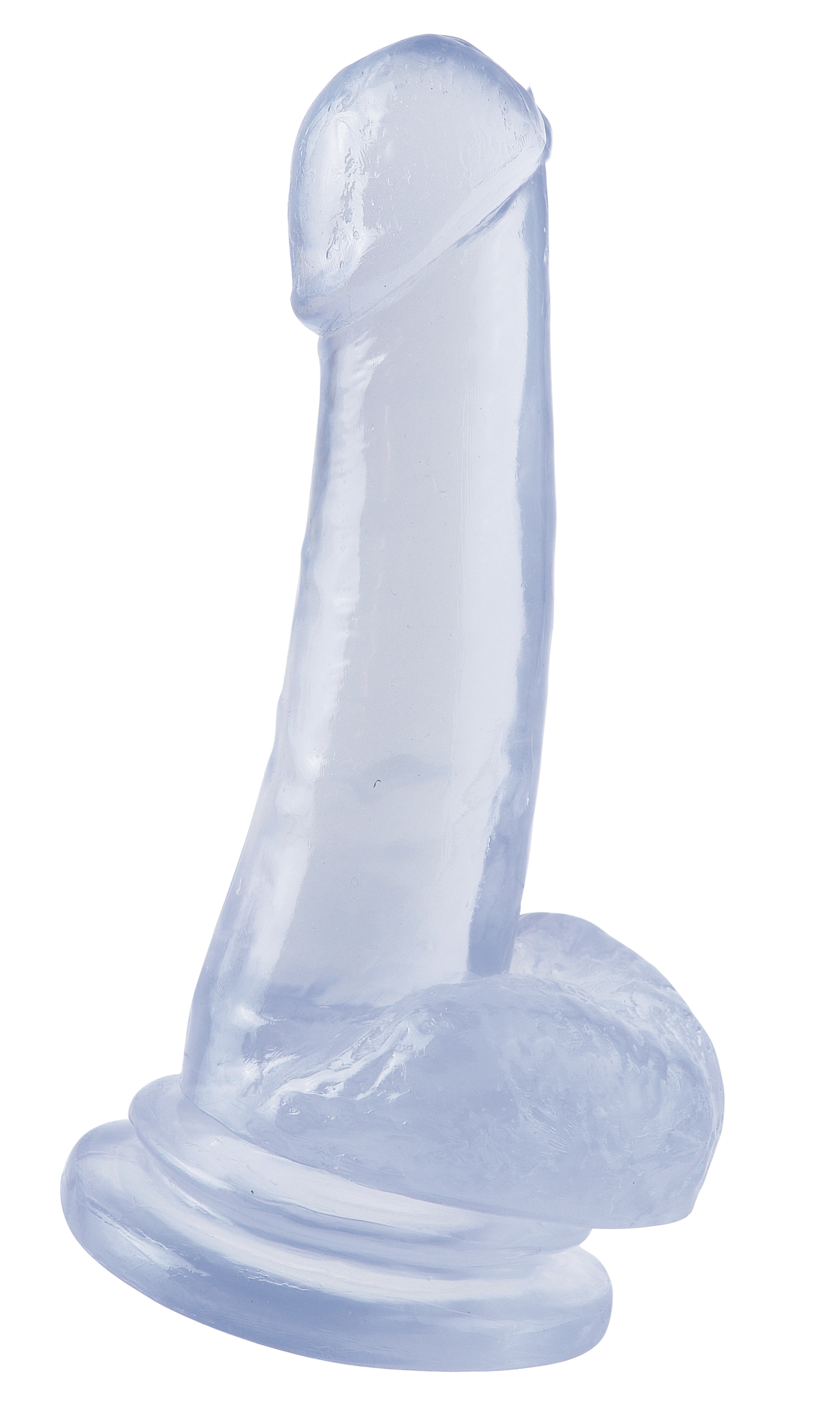 Basix 8 Inch Suction Cup Dong - Clear