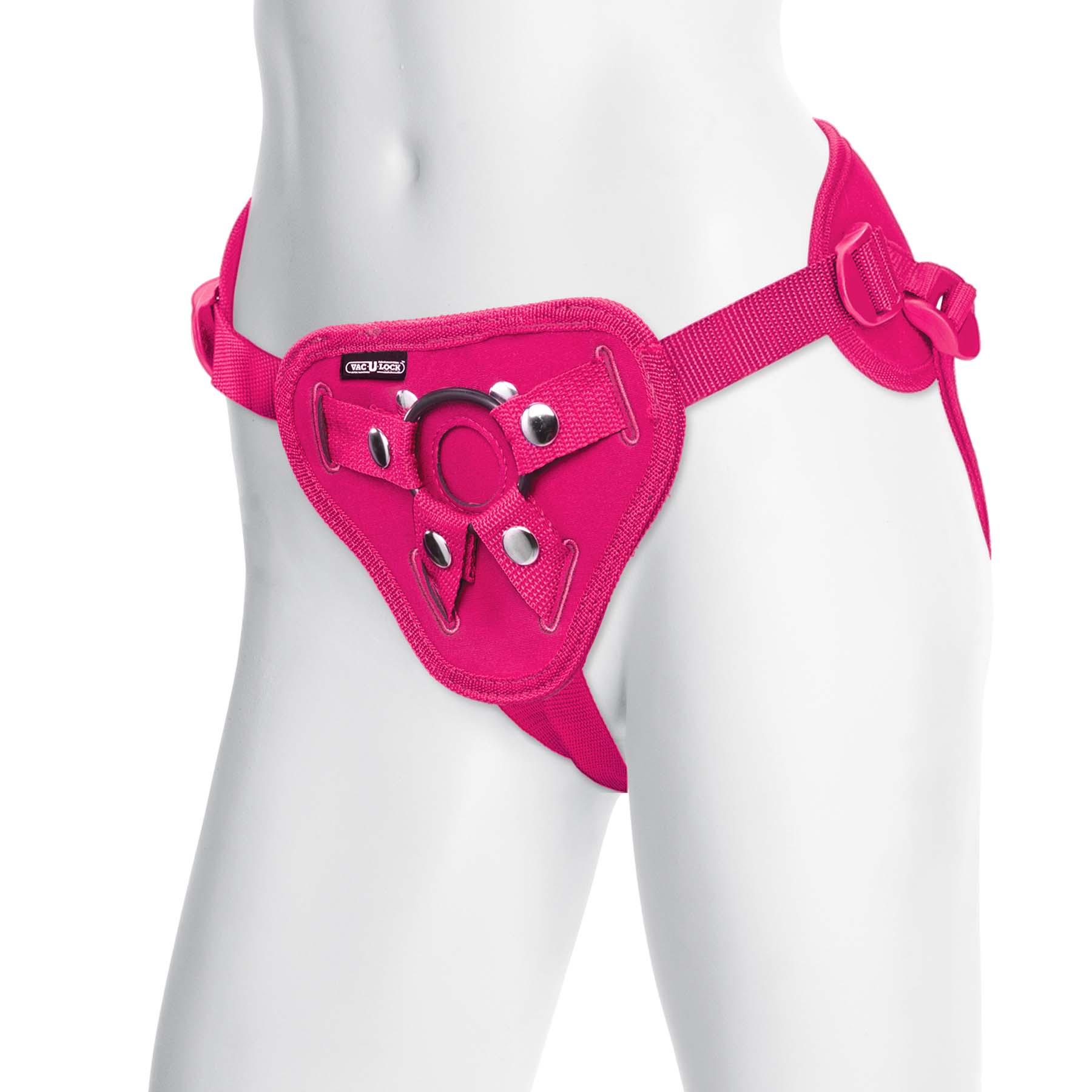 Vac-U-Lock - Supreme Harness With Plug - Pink