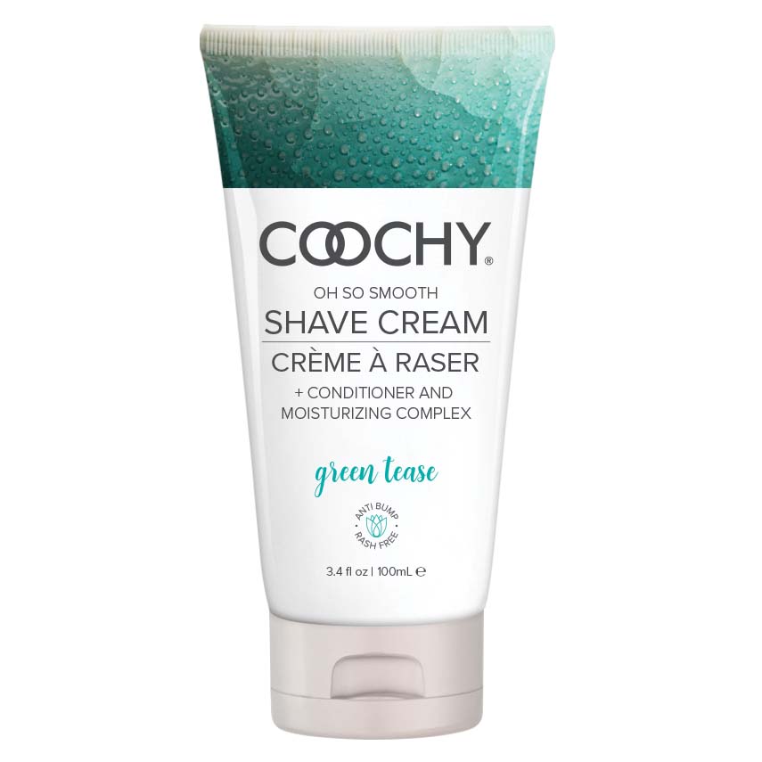 Coochy Shave Cream - Green Tease - 3.4 Oz