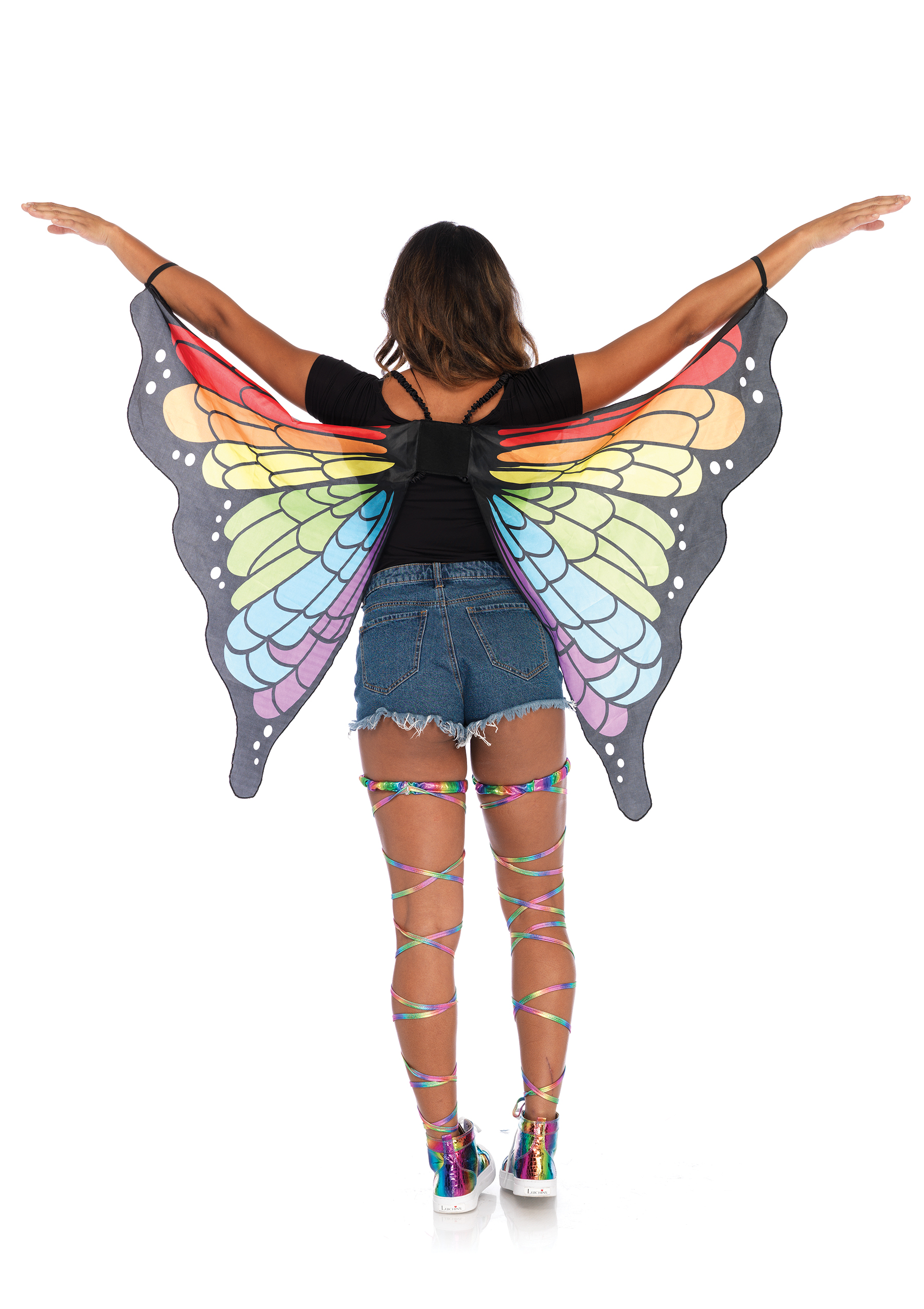 Rainbow Butterfly Wings - One Size