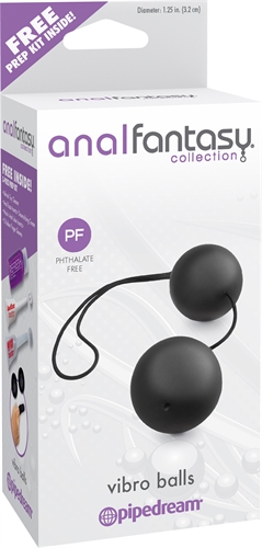 Anal Fantasy Collection Vibro Balls - Black