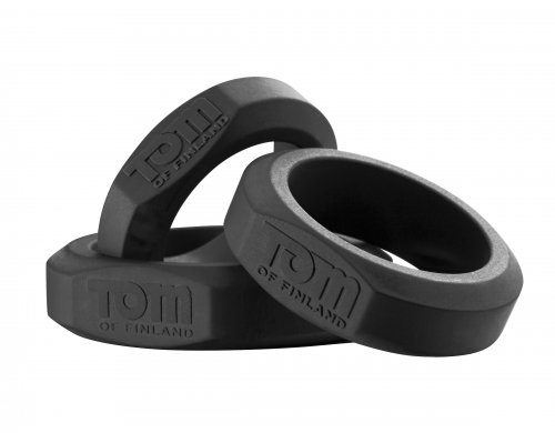 Tom of Fin 3 Pieces Silicone Cock Ring Set
