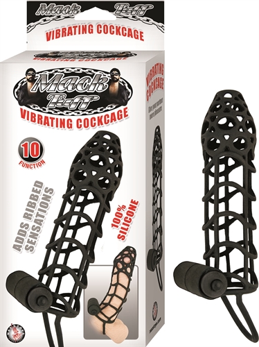 Mack Tuff Vibrating Cockcage - Black