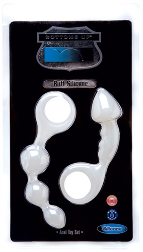 Bottoms Up Anal Toy Set - Clear