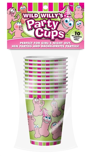 Wild Willys Party Cups - 10 Count