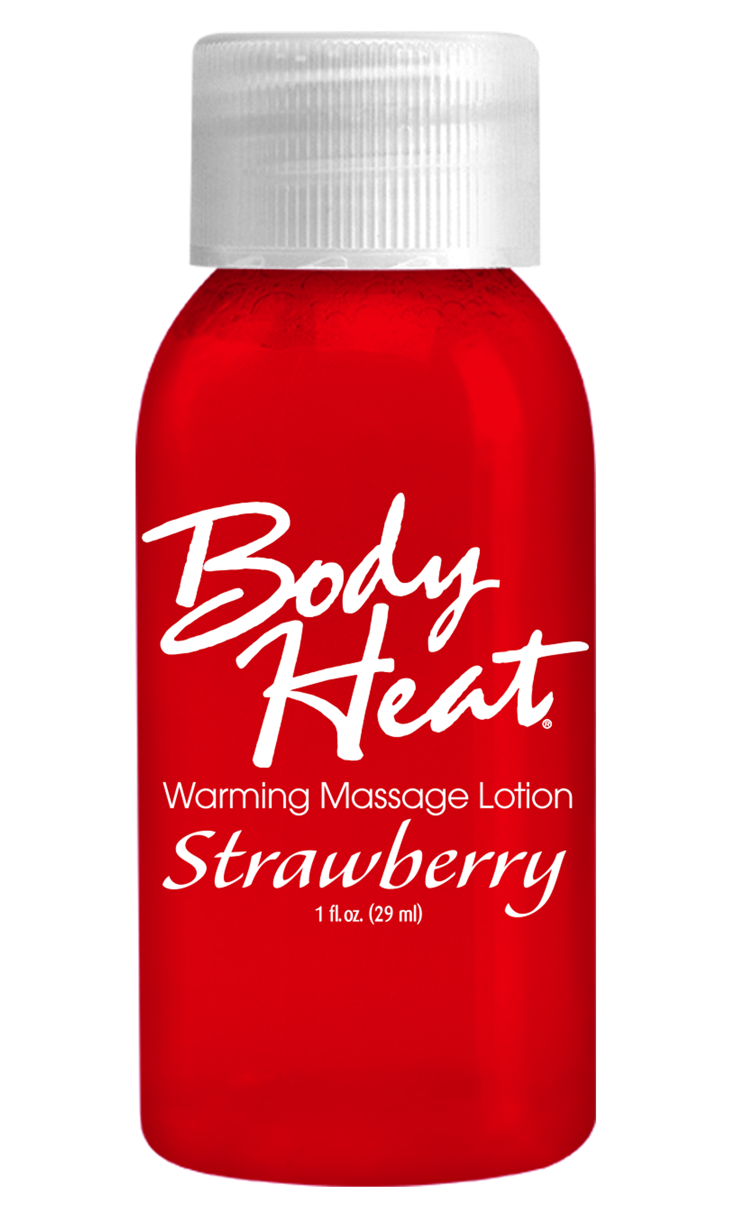 Body Heat Warming Massage Lotion - 1 Fl. Oz. - Strawberry