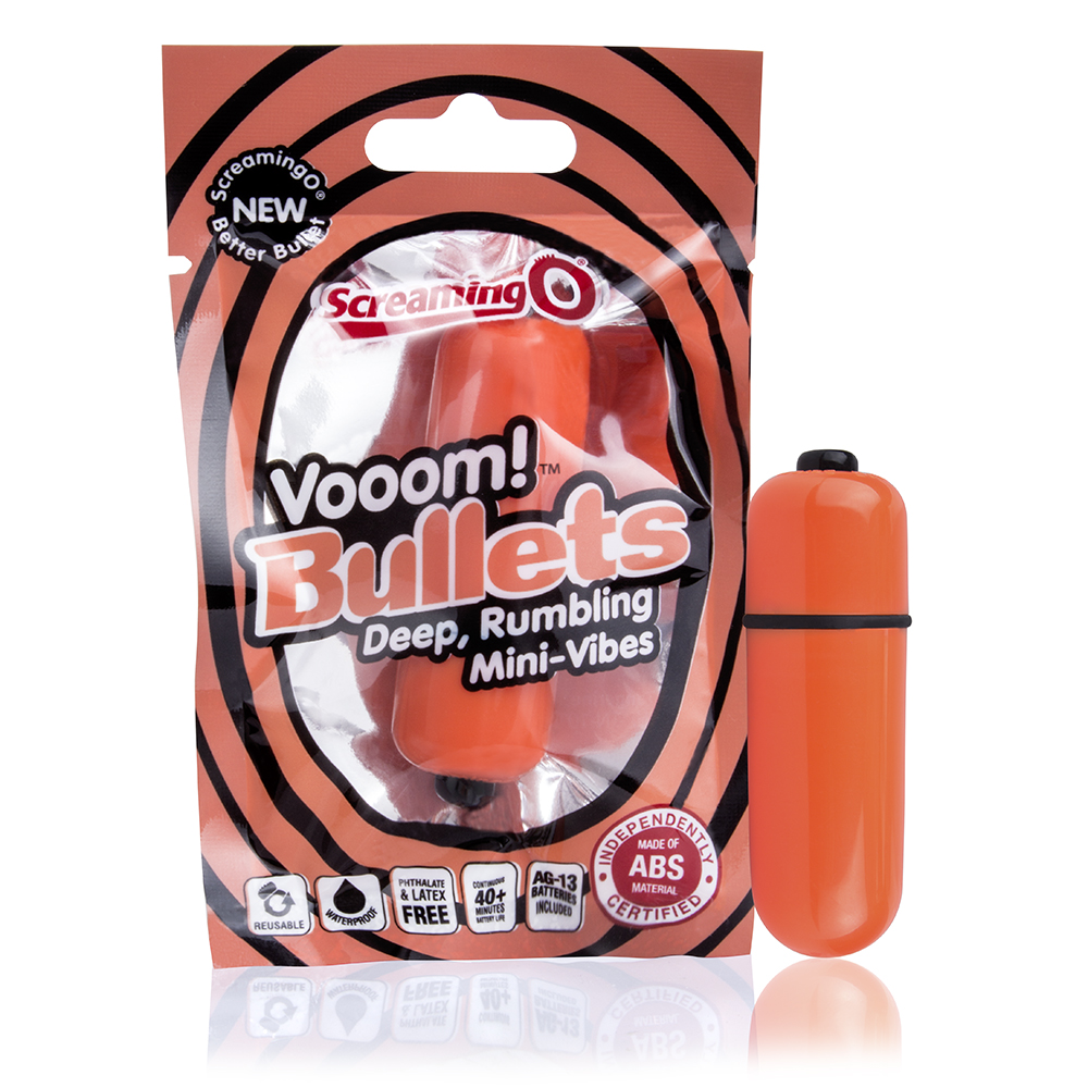 Vooom Bullets Mini-Vibes - Each - Tangerine