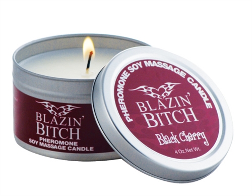 Pheromone Candle Blazin Bitch 4 Oz