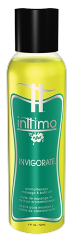 Inttimo by Wet Massage Oil - Invigorate- 4 Fl. Oz. / 120ml